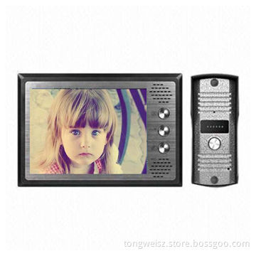 8" Smart Home Wired Video Doorphones and Outdoor Unit Camera Intercom System Kit from Shenzhen